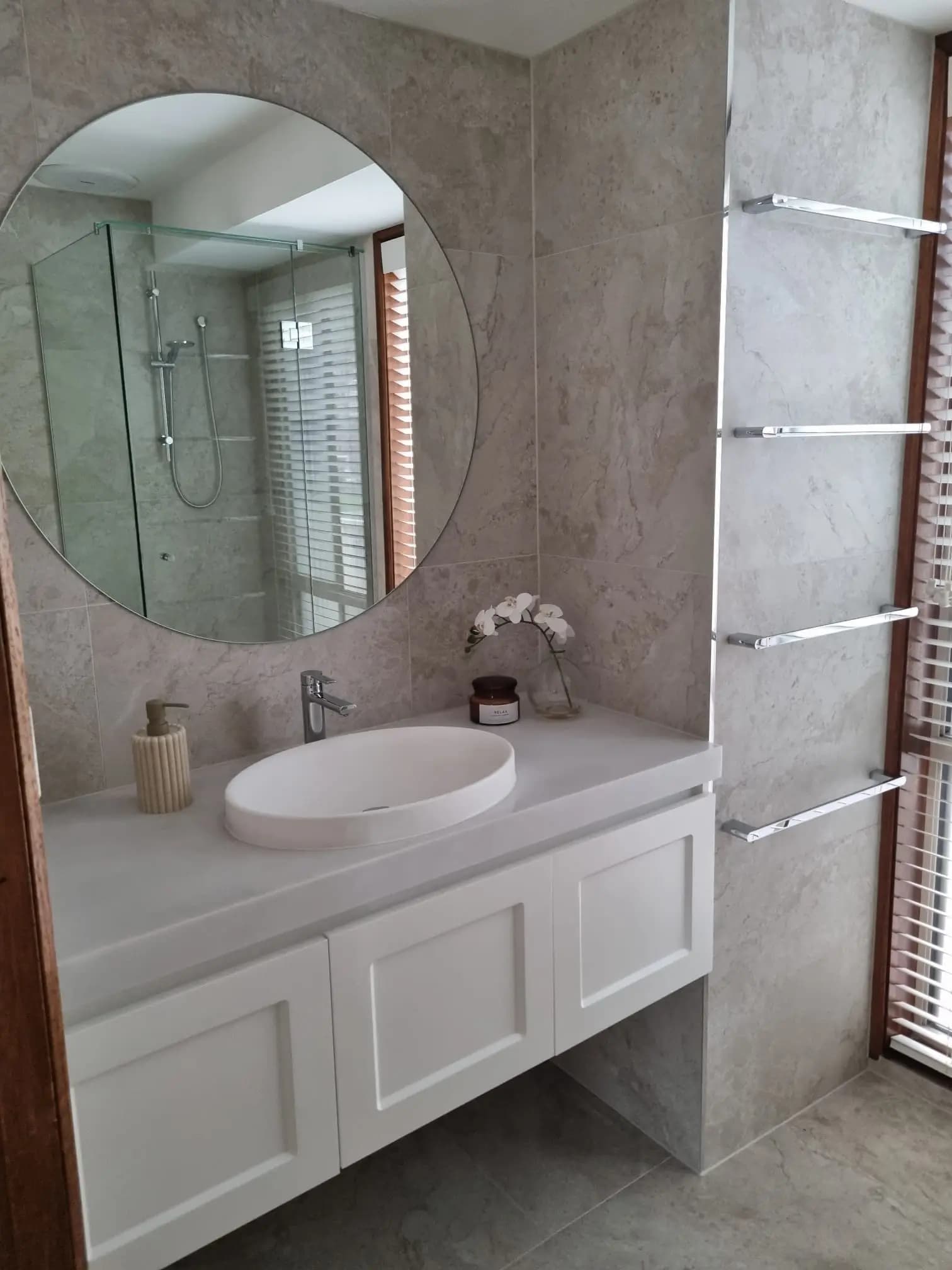 Recent bathroom renovation - spa-inspired ensuite